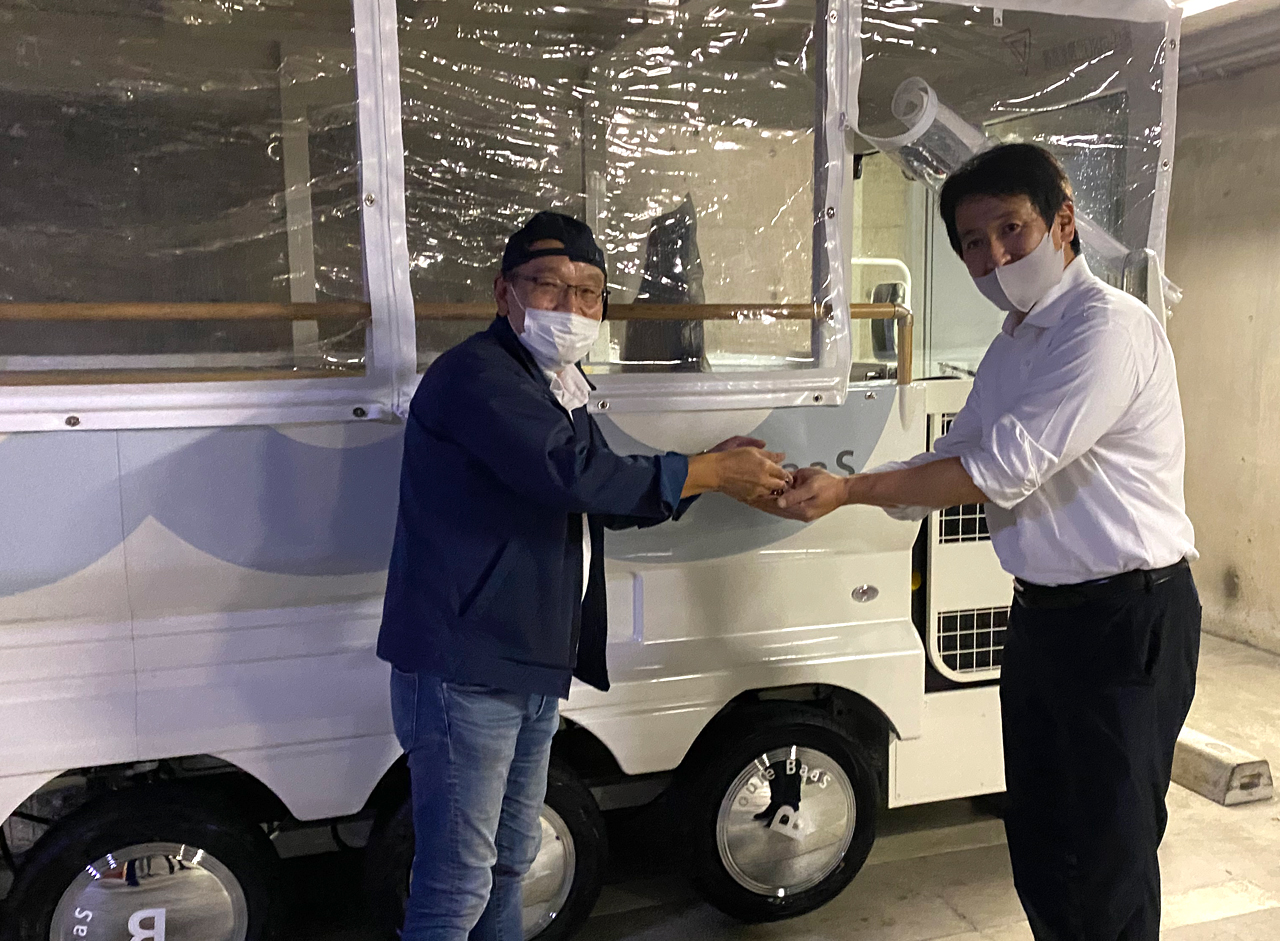 富山市役所様に「eCOM-8^2」を納車しました！ | 株式会社 シンク